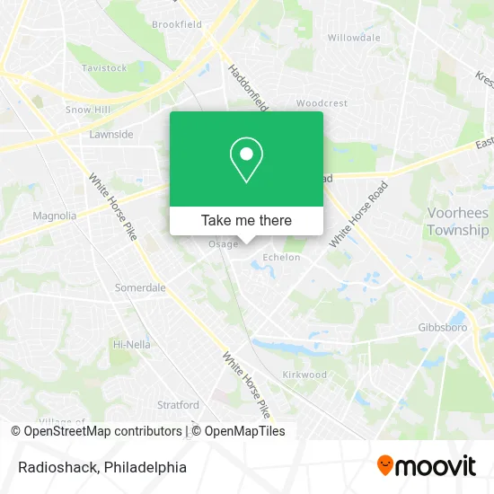Radioshack map
