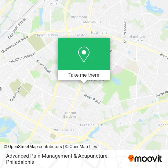 Advanced Pain Management & Acupuncture map