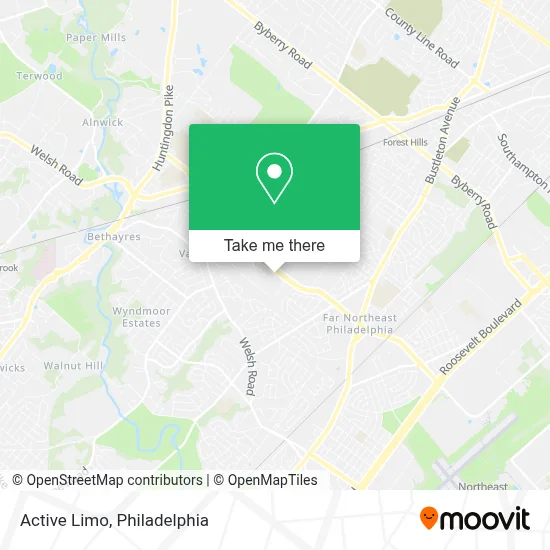 Active Limo map