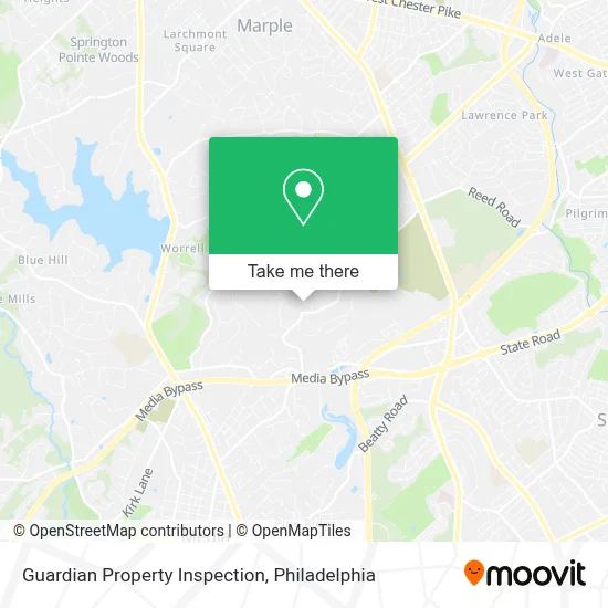 Guardian Property Inspection map