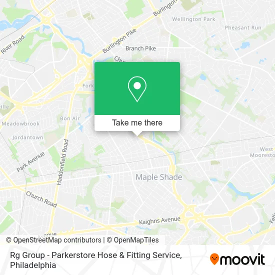 Rg Group - Parkerstore Hose & Fitting Service map