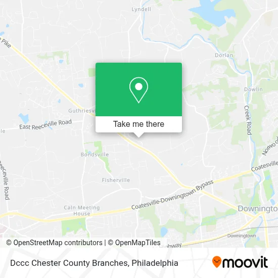 Dccc Chester County Branches map