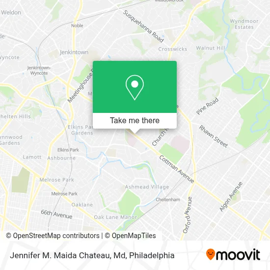 Jennifer M. Maida Chateau, Md map
