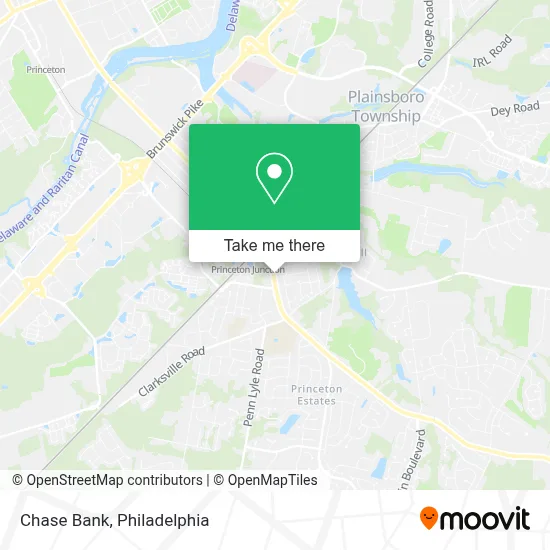 Chase Bank map