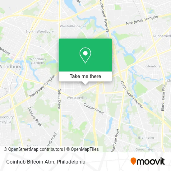 Coinhub Bitcoin Atm map