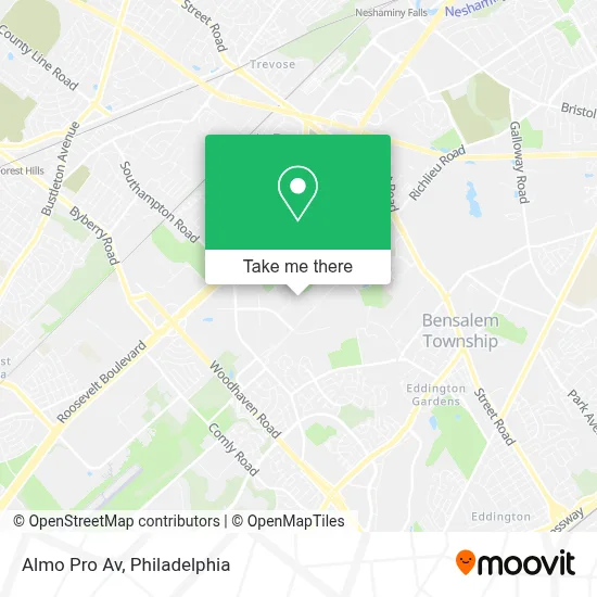 Almo Pro Av map