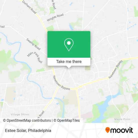 Estee Solar map