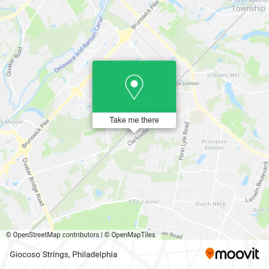 Giocoso Strings map