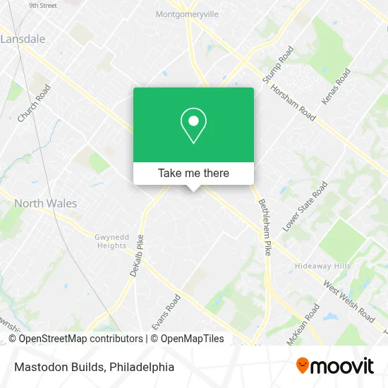 Mastodon Builds map