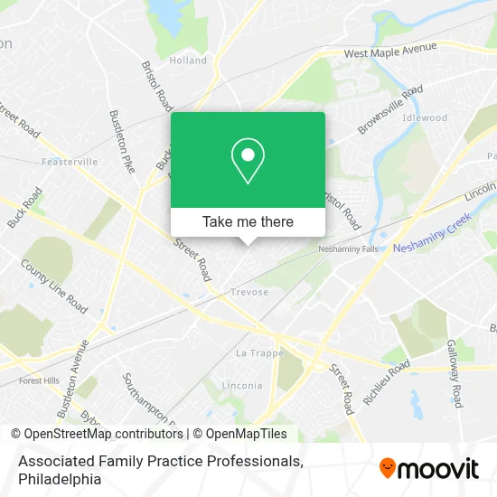 Associated Family Practice Professionals map