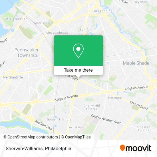Sherwin-Williams map