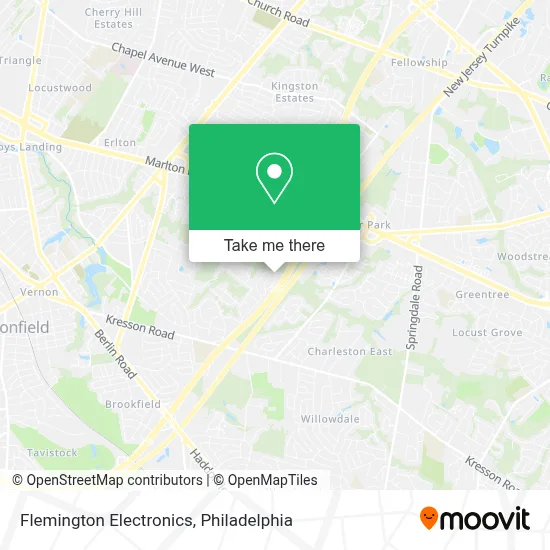 Flemington Electronics map
