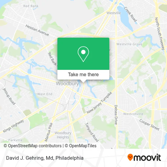 David J. Gehring, Md map