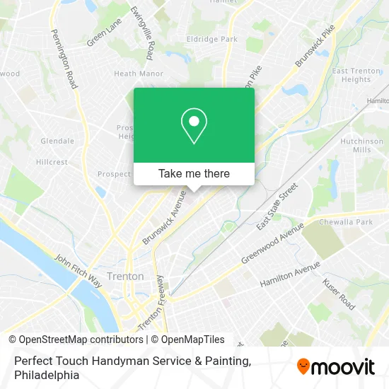 Perfect Touch Handyman Service & Painting map