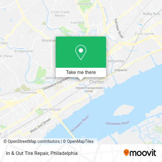In & Out Tire Repair map