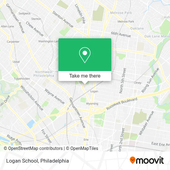 Logan School map