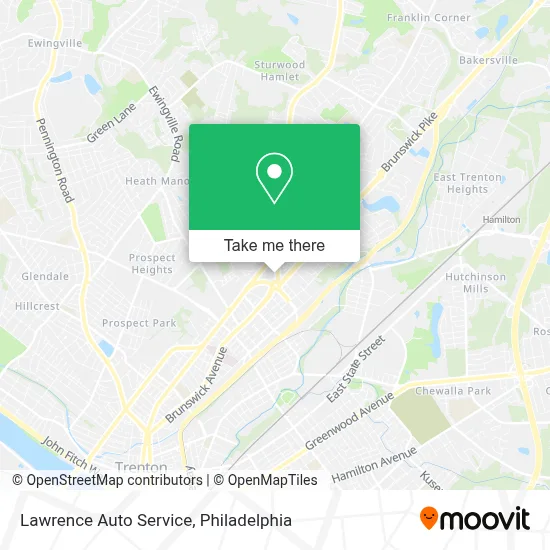 Lawrence Auto Service map