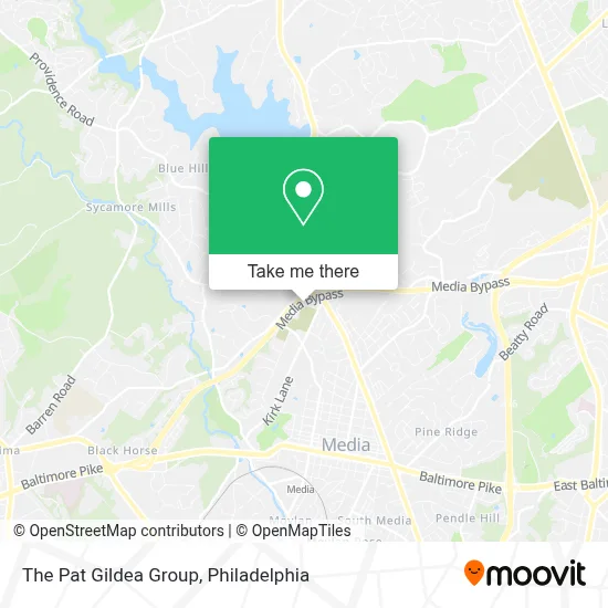 The Pat Gildea Group map