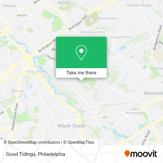 Good Tidings map
