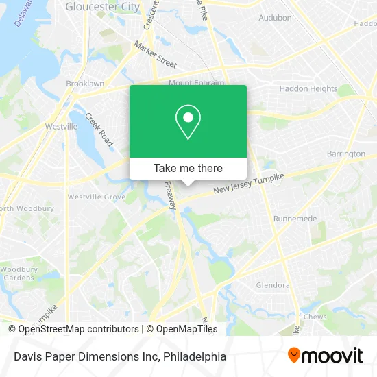 Davis Paper Dimensions Inc map