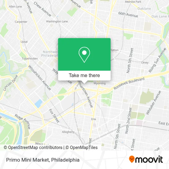 Primo Mini Market map