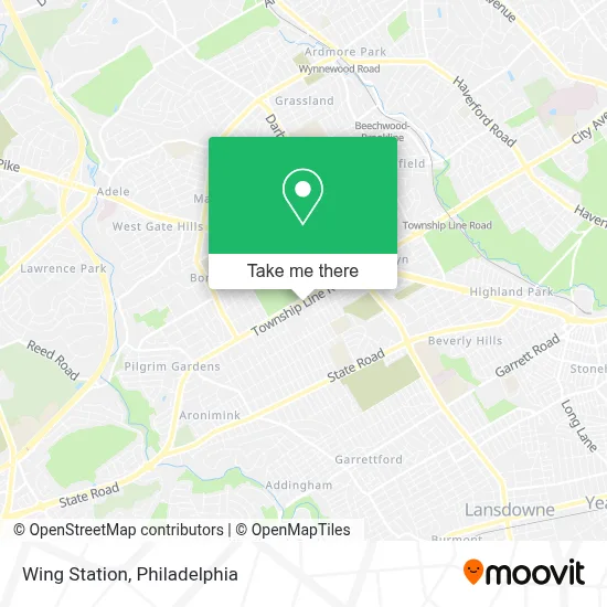 Wing Station map