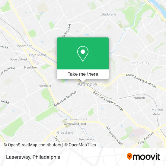 Laseraway map