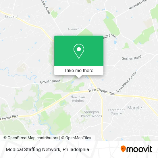 Medical Staffing Network map
