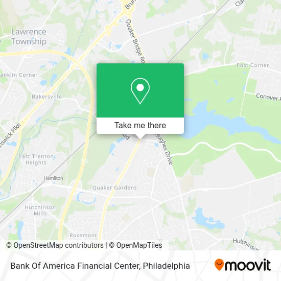 Bank Of America Financial Center map