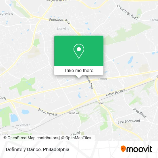 Definitely Dance map