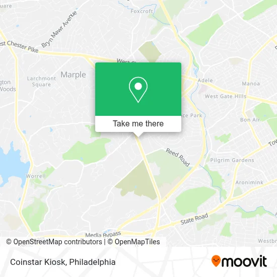Coinstar Kiosk map