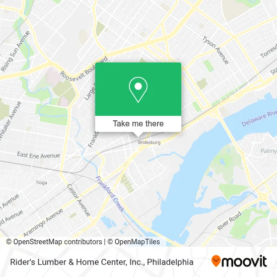 Rider's Lumber & Home Center, Inc. map