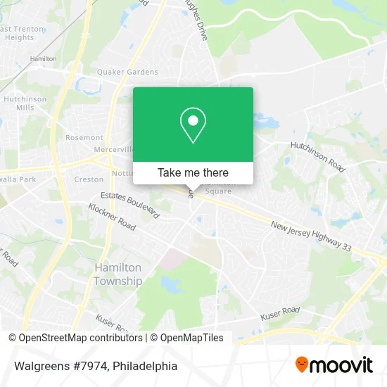 Walgreens #7974 map