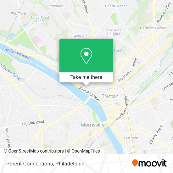 Parent Connections map