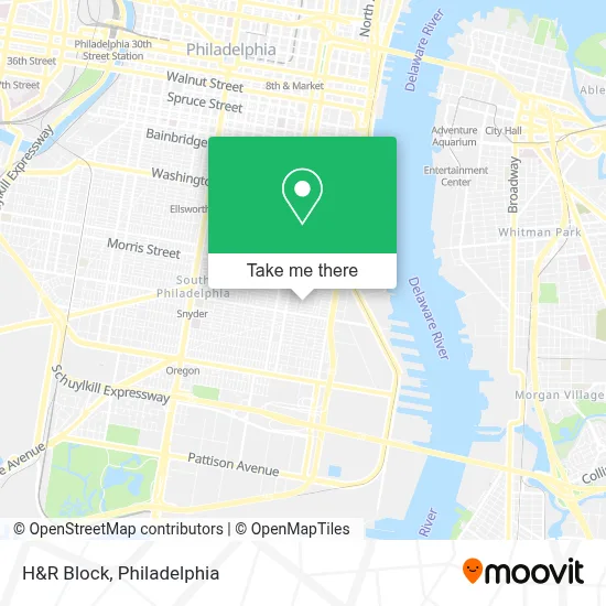 H&R Block map