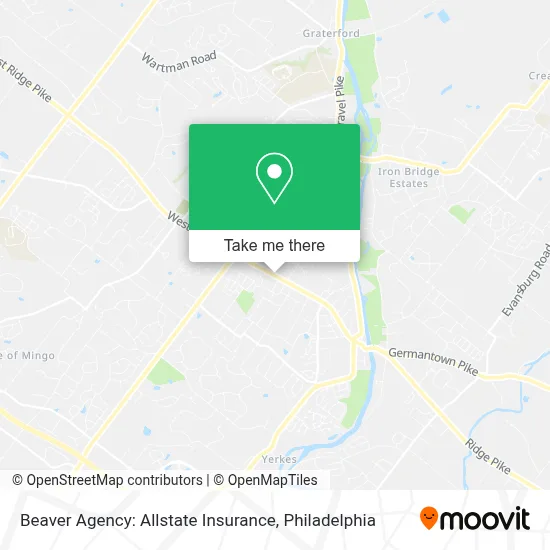 Beaver Agency: Allstate Insurance map