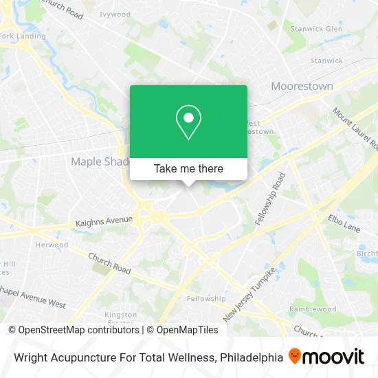 Wright Acupuncture For Total Wellness map