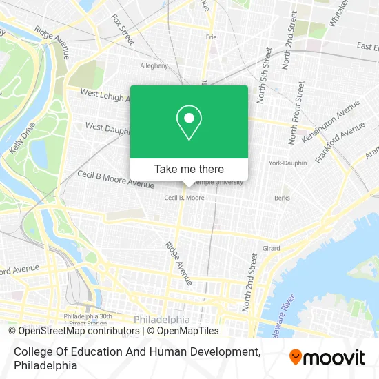 College Of Education And Human Development map