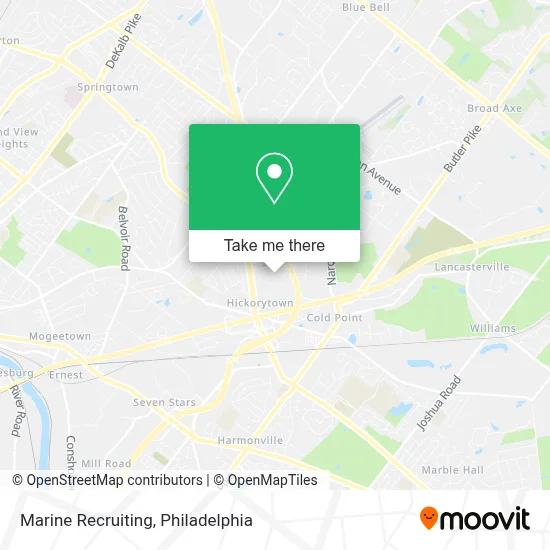 Marine Recruiting map