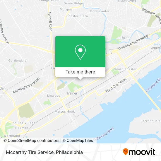 Mccarthy Tire Service map