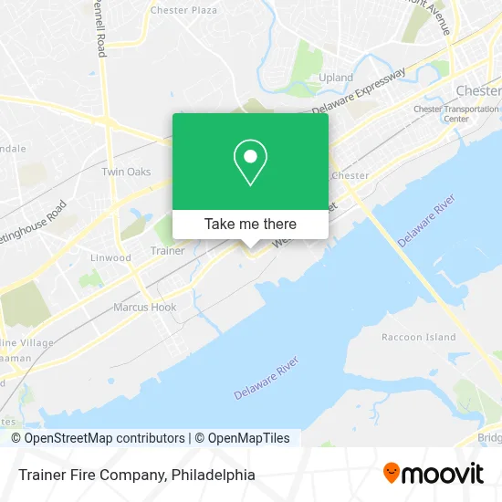 Trainer Fire Company map