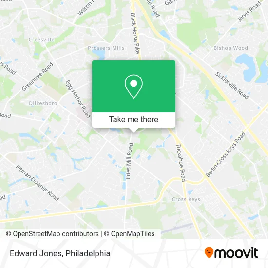 Edward Jones map