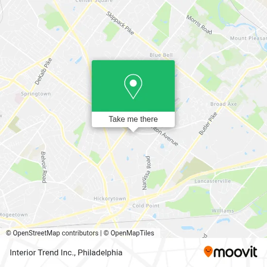 Interior Trend Inc. map