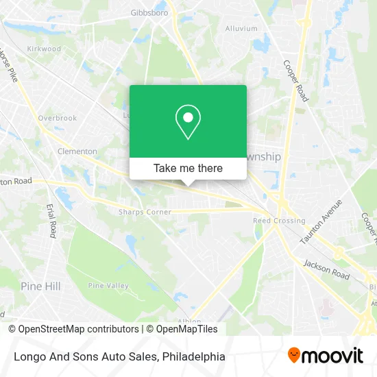 Longo And Sons Auto Sales map