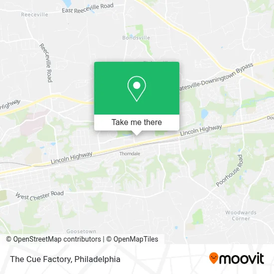 The Cue Factory map