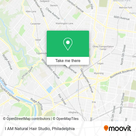 I AM Natural Hair Studio map
