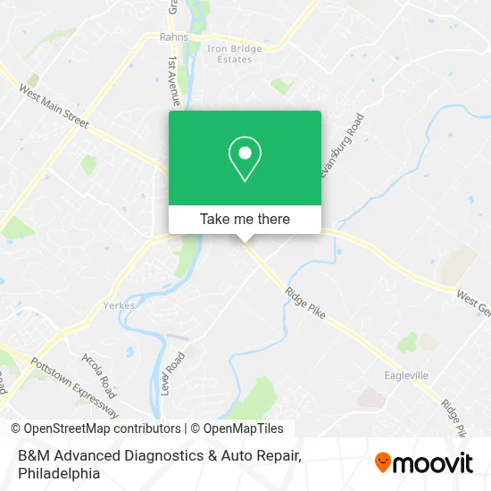 B&M Advanced Diagnostics & Auto Repair map