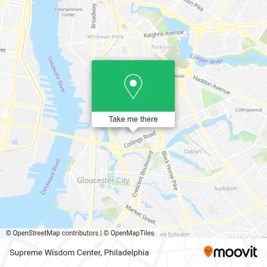 Supreme Wisdom Center map