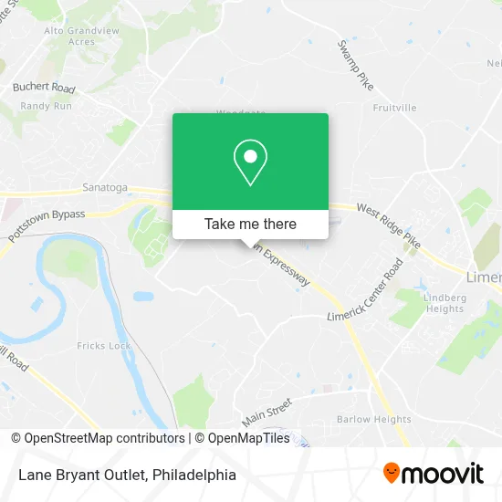 Lane Bryant Outlet map