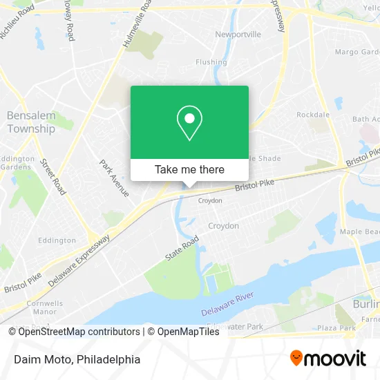 Daim Moto map